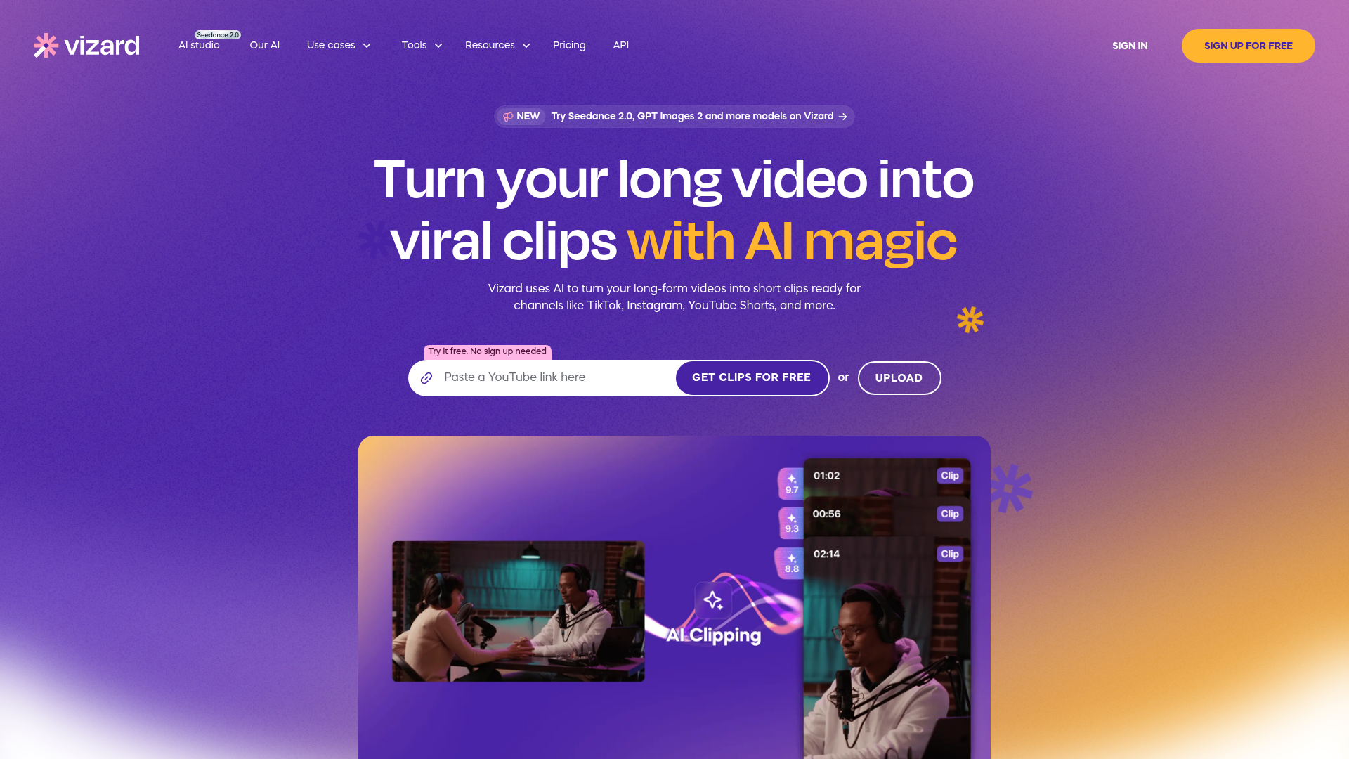 Vizard Screenshot