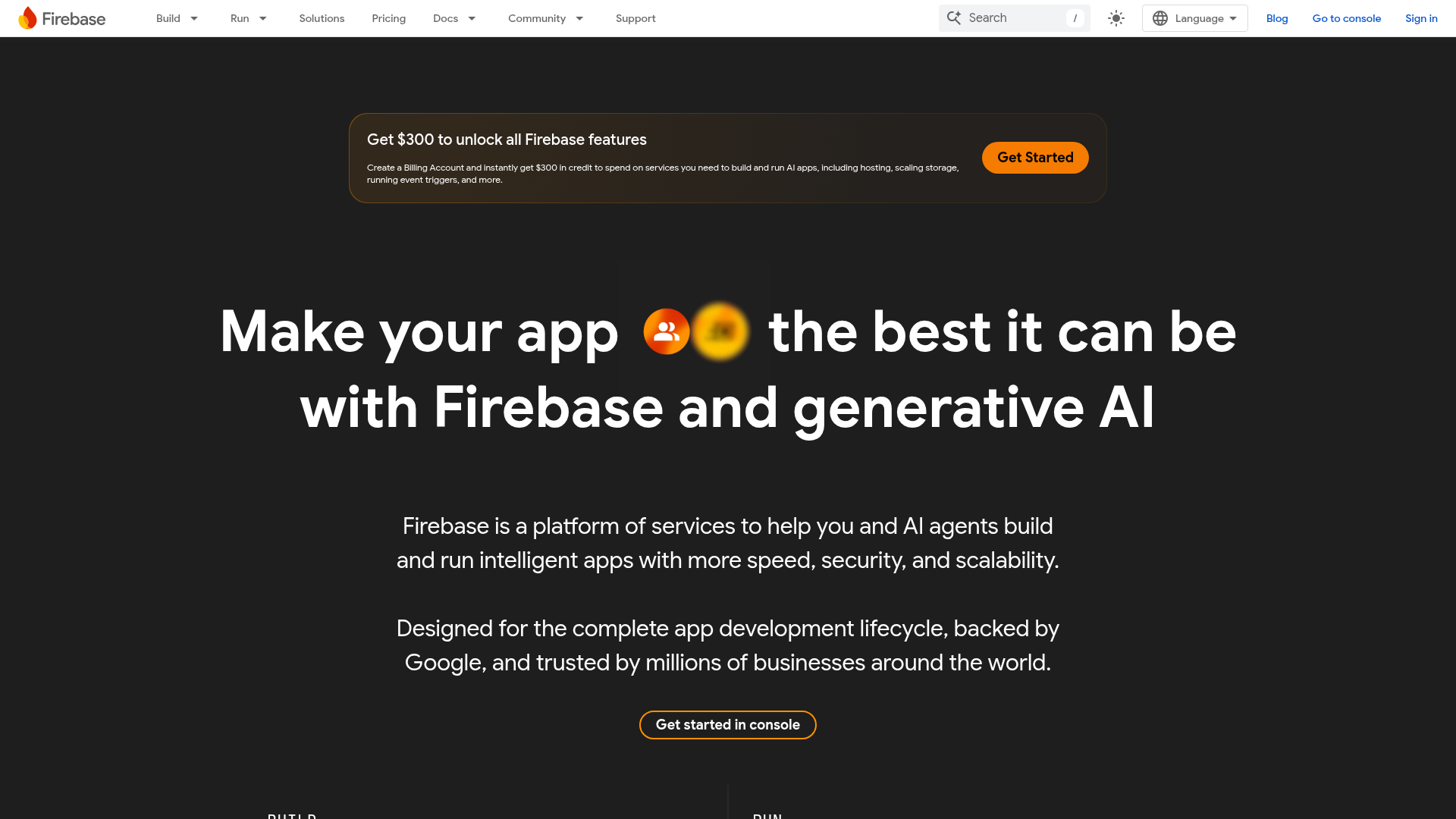 Firebase Screenshot